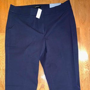 TALBOTS CHATHAM FRONT ZIP CROP PANTS SZ 14 NWT IND